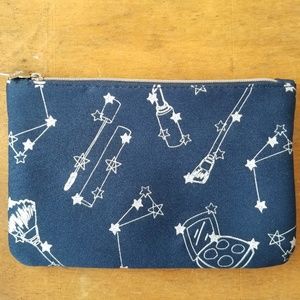 Ipsy silver constellation makeup bag